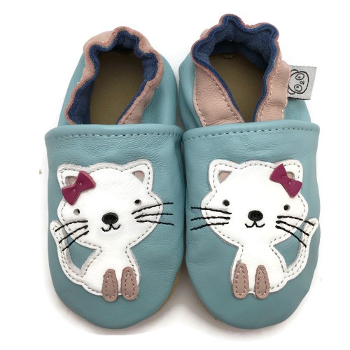 Turquoise Cat Shoes