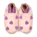 Pink Shoes With Purple Hearts
